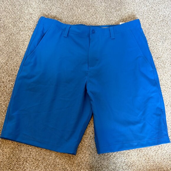 Under Armour Golf Shorts Youth Preppy Boys Blue Size XL - Picture 1 of 10